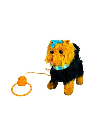 Vardem Oyuncak Tasma Kumandalı Yürüyen Havlayan Ve Kuyruk Sallayan Peluş Köpek Çok Renkli