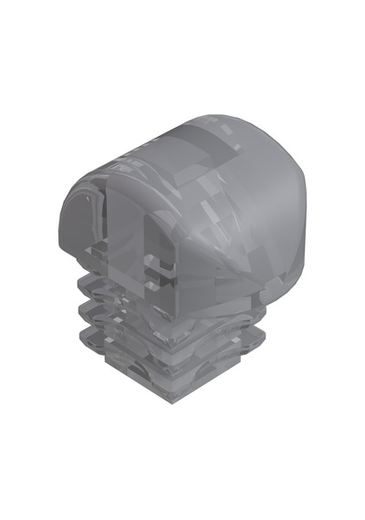 Cateksss 25x25 Kademeli İç Konferans Pvc Şeffaf - 38 Li Paket