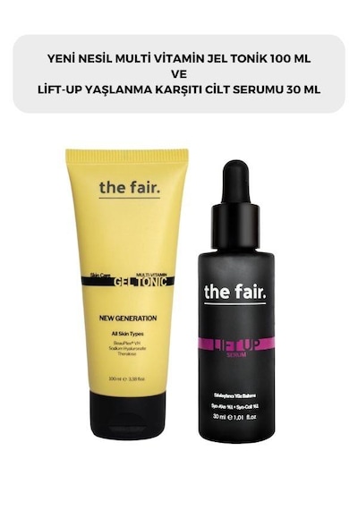 The Fair Multi Vitamin Jel Tonik 100 ML Ve Sıkılaştırıcı Ve Cilt Serumu 30 ML