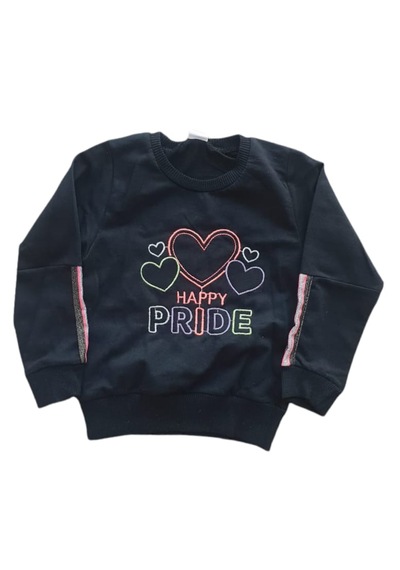 Ciks Junior Happy Pride Nakışlı Kız Çocuk Siyah/yeşil Şeritli Renk 2 Parça Takım 3381641