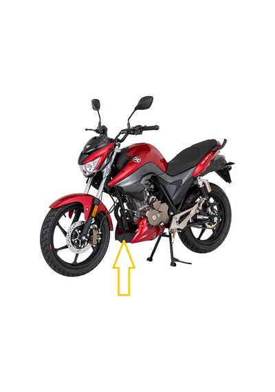 Mondial 125 Drift L Ön Panel O R J İ N A L Alt Sakal Orta Parça