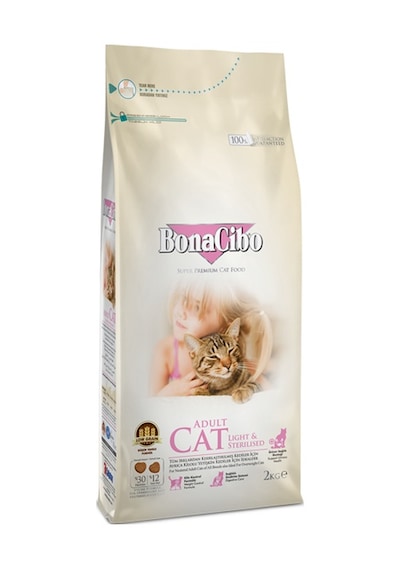BonaCibo Adult Cat Light Sterilised Kısırlaştırılmış Yetişkin Kedi Maması 2 KG