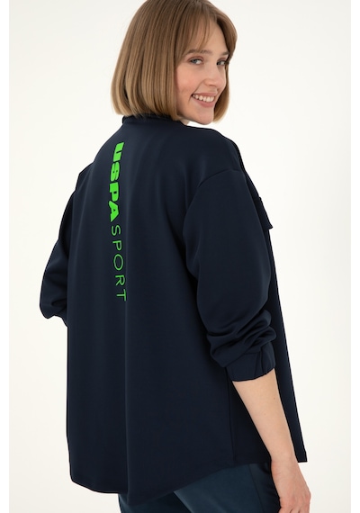 U.s. Polo Assn. Kadın Lacivert Gömlek Örme 50292455-vr033 Lacivert