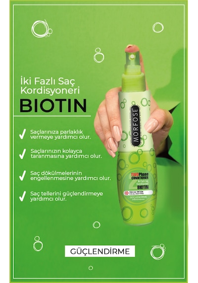 Morfose Biotin Çift Fazlı Fön Suyu 240 ML