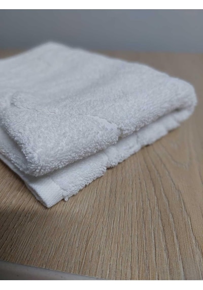 Denizli Çeyiz Banyo Ayak Izli Yer Havlusu 1 Adet 50x70 Cm Beyaz
