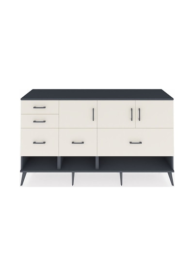 Hyperion Konsol 3 Raflı 5 Çekmeceli 3 Kapaklı 176x44x99 Antrasit- Antrasit-aytaşı Hyperion Konsol 3 Raflı 5 Çekmeceli 3 Kapaklı 176x44x99 Antrasit- Antrasit-aytaşı