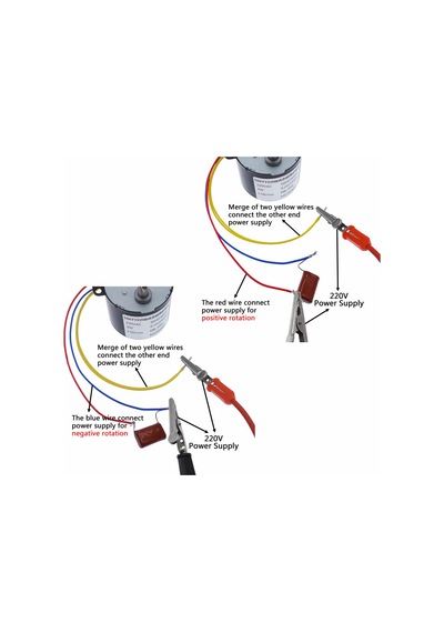 50ktyz 2.5 Rpm AC Motor Kuluçka Viyol Çevirme 220V Senkron Metal