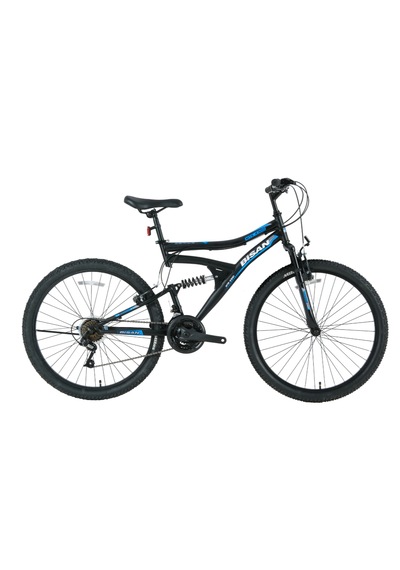 Bisan Mts 4300 Dağ Bisikleti 40cm V 24 Jant 21vites Siyah Mavi Mavi - Siyah