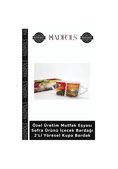 Özel Üretim Mutfak Eşyası Sofra Ürünü İçecek Bardağı 2'li Yöresel Kupa Bardak Diğer