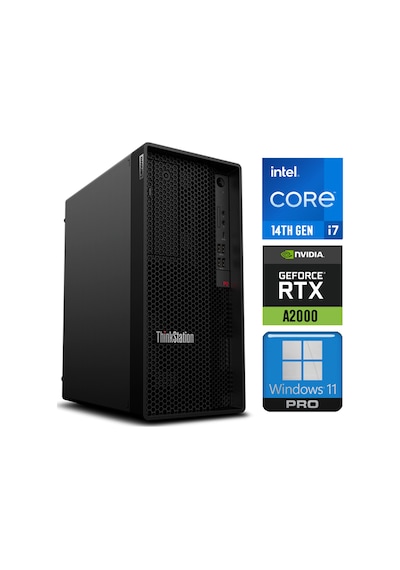 Lenovo ThinkStation P2 Tower 30FR003TTR i7-14700 16 GB 1 TB SSD 12 GB RTXA2000 W11P Masaüstü İş İstasyonu