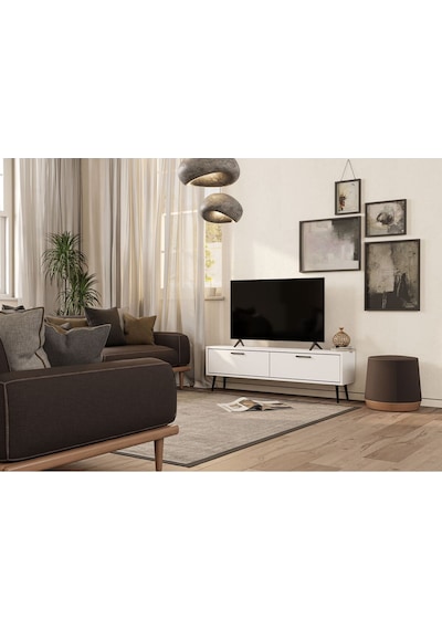 4060 Bold 138 Cm Tv Ünitesi Beyaz Beyaz