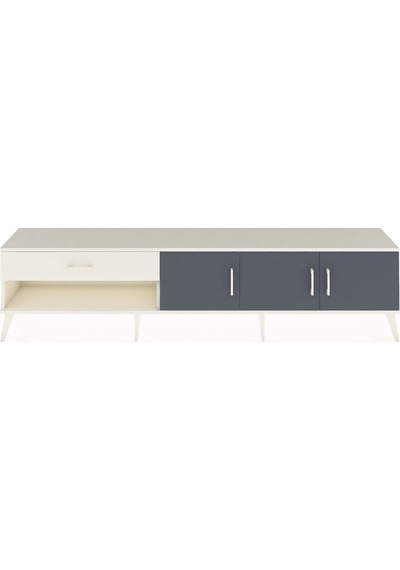 Arges Tv Ünitesi 2 Raflı Tek Çekmeceli 3 Kapaklı 220x30x51 Aytaşı-antrasit/aytaşı Antrasıt/aytası - Aytası Arges Tv Ünitesi 2 Raflı Tek Çekmeceli 3 Kapaklı 220x30x51 Aytaşı-antrasit/aytaşı Antrasıt/aytası - Aytası
