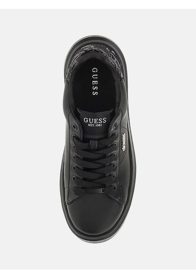 Guess Elbına10 Siyah Kadın Sneaker Flfe10ele12 Siyah