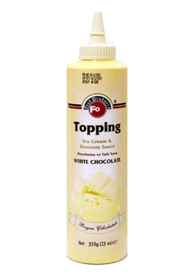 Fo Beyaz Çikolatalı Topping Sos 350 gr.