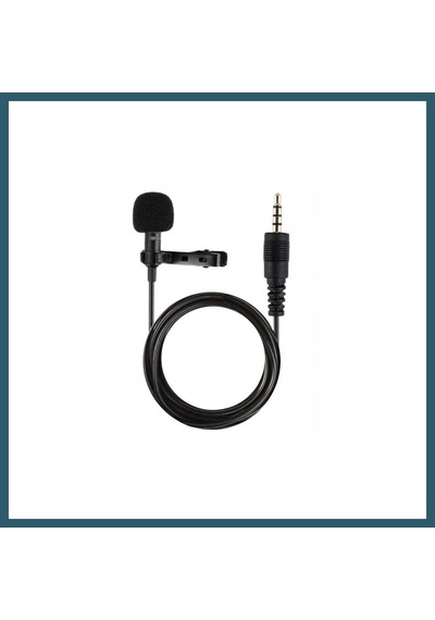 Bezos 3.5mm Jak 1.5 Metre Double Mikrofon - Siyah Ob