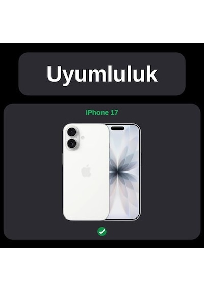 Safir Temperli Kamera Lens Koruyucu, İphone 17 İle Uyumlu Ada Çayı