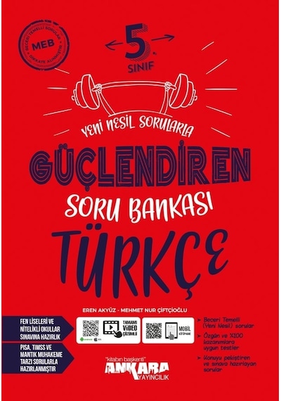 Ankara Yayınları 5. Sınıf Türkçe Güçlendiren Soru Bankası