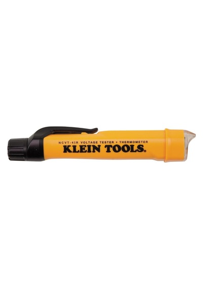 Klein Tools Ncvt-4ır Temassız Voltaj Test Cihazı, 12-1000v Ac Kalem Tipi, Kızılötesi Termometre -22