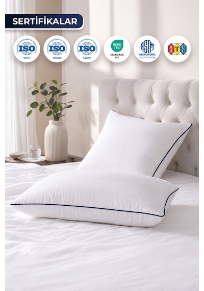 Formeya 2 Adet %100 Pamuk Nanojel Yastık Otel Yastığı 50x70 Cm