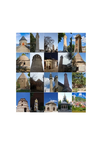 20 Adet A5 Türkiye Mimarisi Ve Şehirler Poster Seti Travel Aesthetic Wall Collage Dekoratif Duvar Afişi