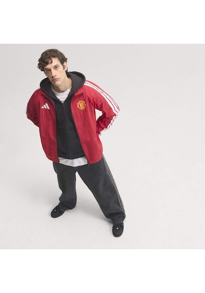Adidas Kv6731 Mufc H Anth Manchester United Home Anthem Ceket Kırmızı