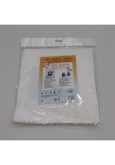 Arçelik Uyumlu S Bag Sentetik Toz Torbası 5 Li X2 10 Adet
