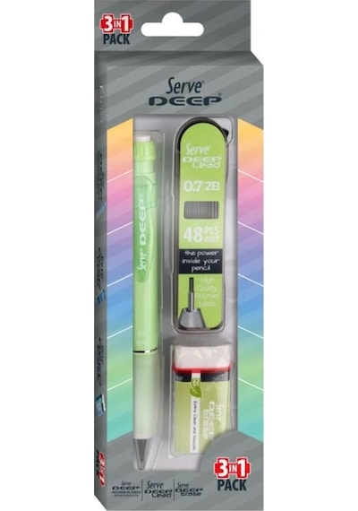 Serve Deep 3'Lü Okul Seti Yeşil