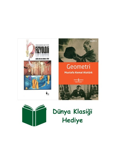 Yüksekokullar İçin Fizyoloji + Geometri + Dünya Klasiği Hediye