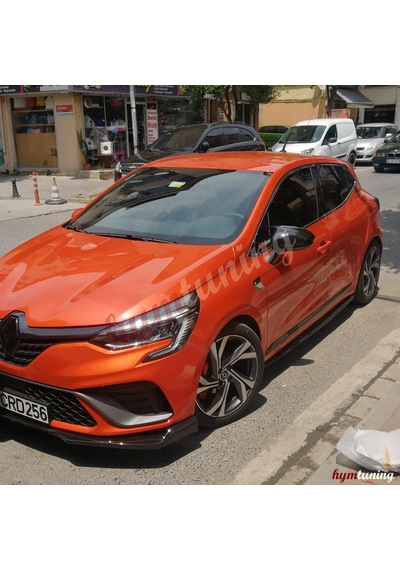 Renault Clio 5 Yarasa Ayna Kapağı - 2020+ - Piano Black