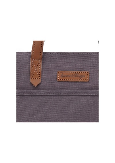 Kanvas Kumaş Kadın Çantası Elden Tutmalı Smart Bags 1328 Kahve