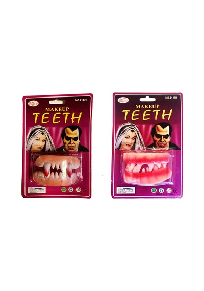 Takma Vampir Dişi 2 Adet Vampir Ve Seyrek Model Pop