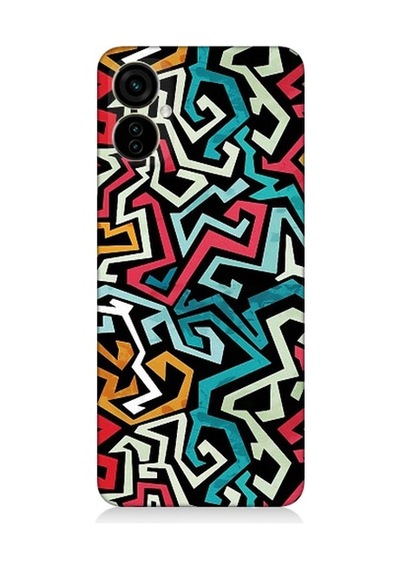 Tecno Spark 9 Pro Uyumlu Pop Art Grafiti Grunge Desenli Silikon Kılıf
