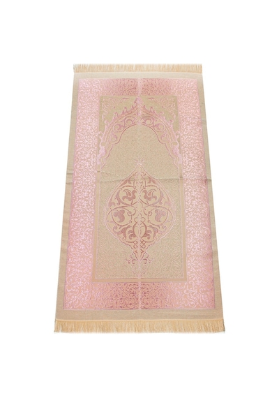 Lüks Açık Renk Osmanlı Tafta Seccade - 0210 - Pembe Renk