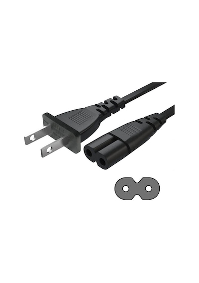 Amerikan USA Fiş Priz 2 Pin Power Kabo Güç Kablosu - 1.5 mt
