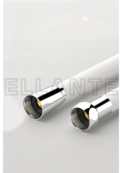 Turbo 5 Fonksiyonlu Filtreli Duş Başlığı Turbo El Duşu + Beyaz Pvc Duş Hortumu Duş Seti Çok Renkli