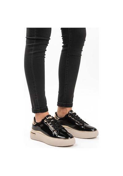 Siyah Rugan Bağcıklı Hafif Kadın Sneaker Lady 029 Z Çok Renkli