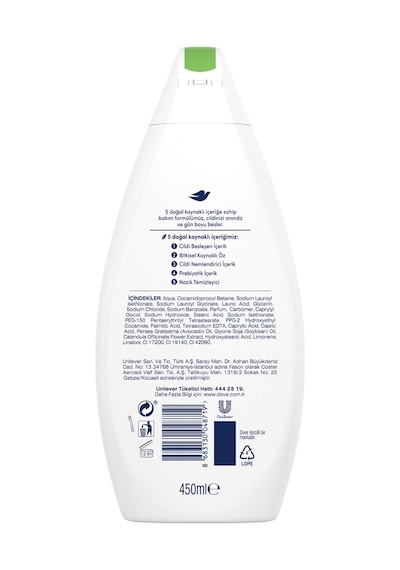 Dove Avakado Yağı Ve Kalendula Özü Nemlendirici Duş Jeli 2 x 450 ML