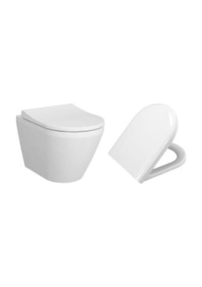 VitrA Integra Rim-ex Asma Klozet Ve Soft Kapak Takımı, Beyaz Diğer
