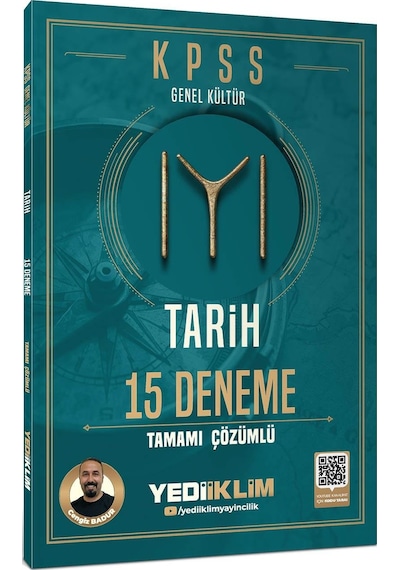 Yediiklim Kpss Genel Kültür Tarih 15 Deneme Tamamı Çözümlü