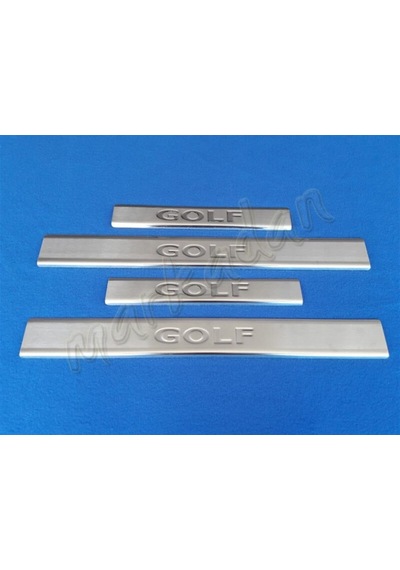 Vw Golf 6 Krom Kapı Eşiği 2009-2012 4 Parça Paslanmaz Çelik (430583909)