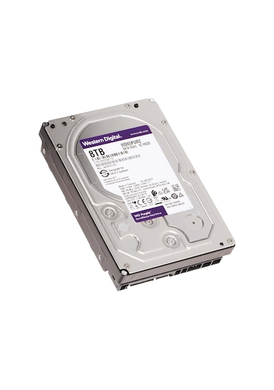 Wd Purple, Wd85purz, 3.5", 8tb, 256mb, 5640 Rpm, 7/24 Güvenlik, Hdd Türkiye Distribütörü Garantili