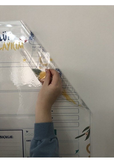 Günlük Planlayıcı Yazı Tahtası Akıllı Kağıt Tahta Planner Tutunab