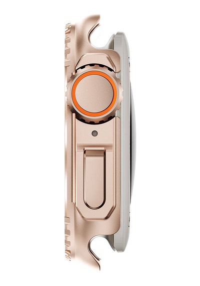 Apple Uyumlu  Watch 7 45mm To Ultra 49mm Kasa Dönüştürücü Zore Gard 33