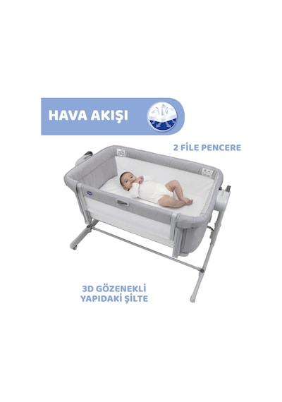 Chicco Next2Me Magic Evo Anne Yanı Beşik IB62541