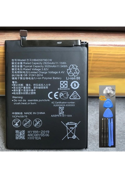 Huawei Y6 2017 (HB405979ECW) Batarya Pil