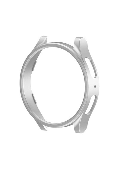 Samsung Uyumlu Galaxy Watch 5 Pro 45mm Sert Pc Kasa Koruyucu Frm Watch Gard 16 - Gümüş