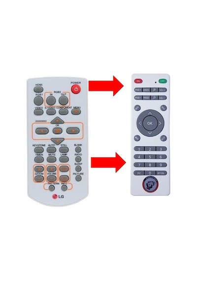 Deste Elektronik Bd450 / Bd430 Projeksiyon Kumandası