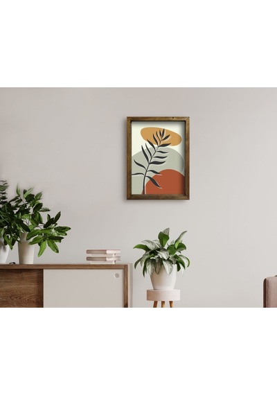 Bk Home Doğal Masif Ahşap Çerçeveli Tablo 45X65Cm-50 (551057080)
