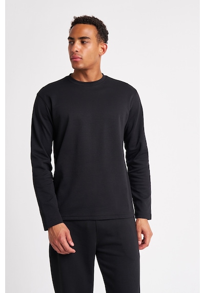 Lescon Erkek Uzun Kol T-shirt 25s-1261-25n Siyah