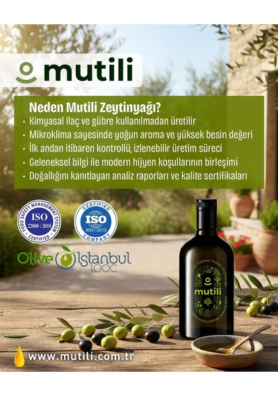 Natürel Sızma Zeytinyağı, Erken Hasat & Soğuk Sıkım, 500 Ml 56647330